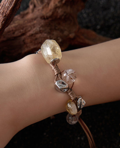 Lucky Stone Braided Bracelet