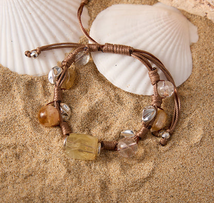 Lucky Stone Braided Bracelet