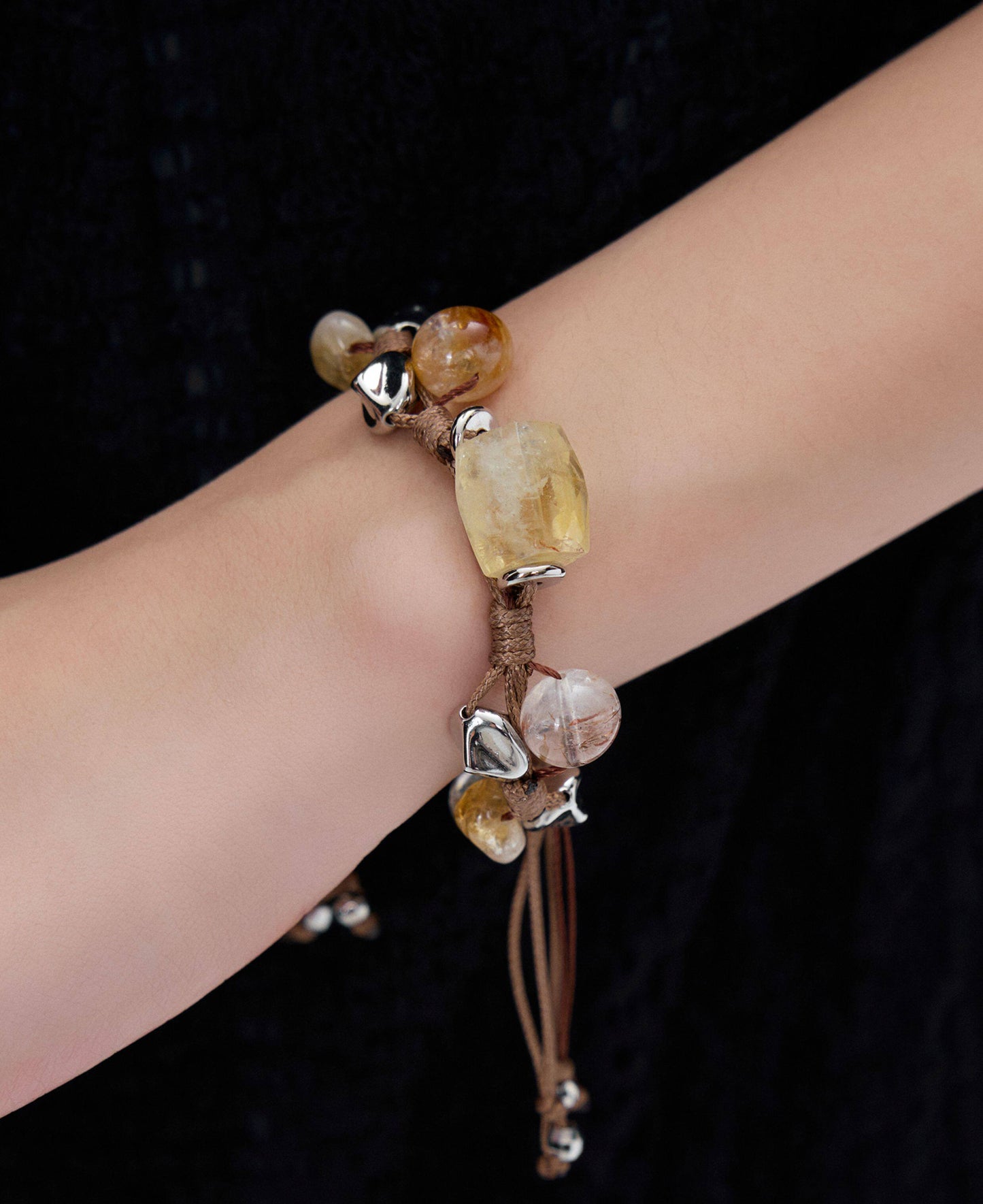 Lucky Stone Braided Bracelet