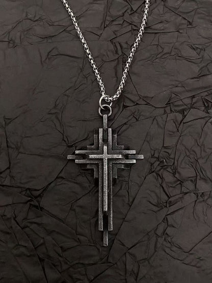 Layered Faith Cross