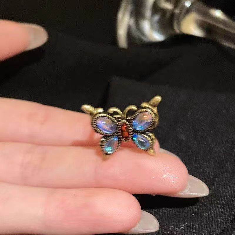 Bronze Butterfly Ring