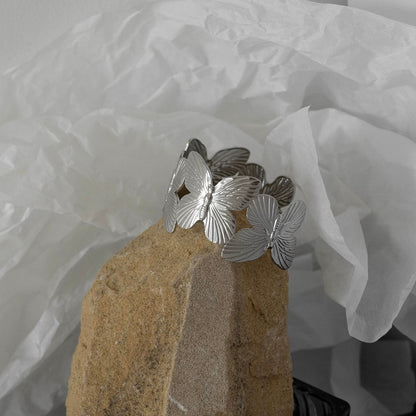 Butterfly Garden Cuff Bracelet