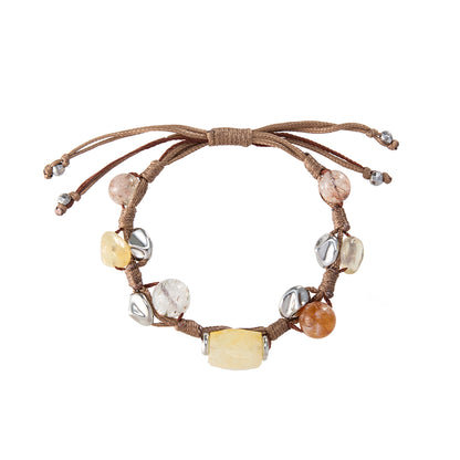 Lucky Stone Braided Bracelet