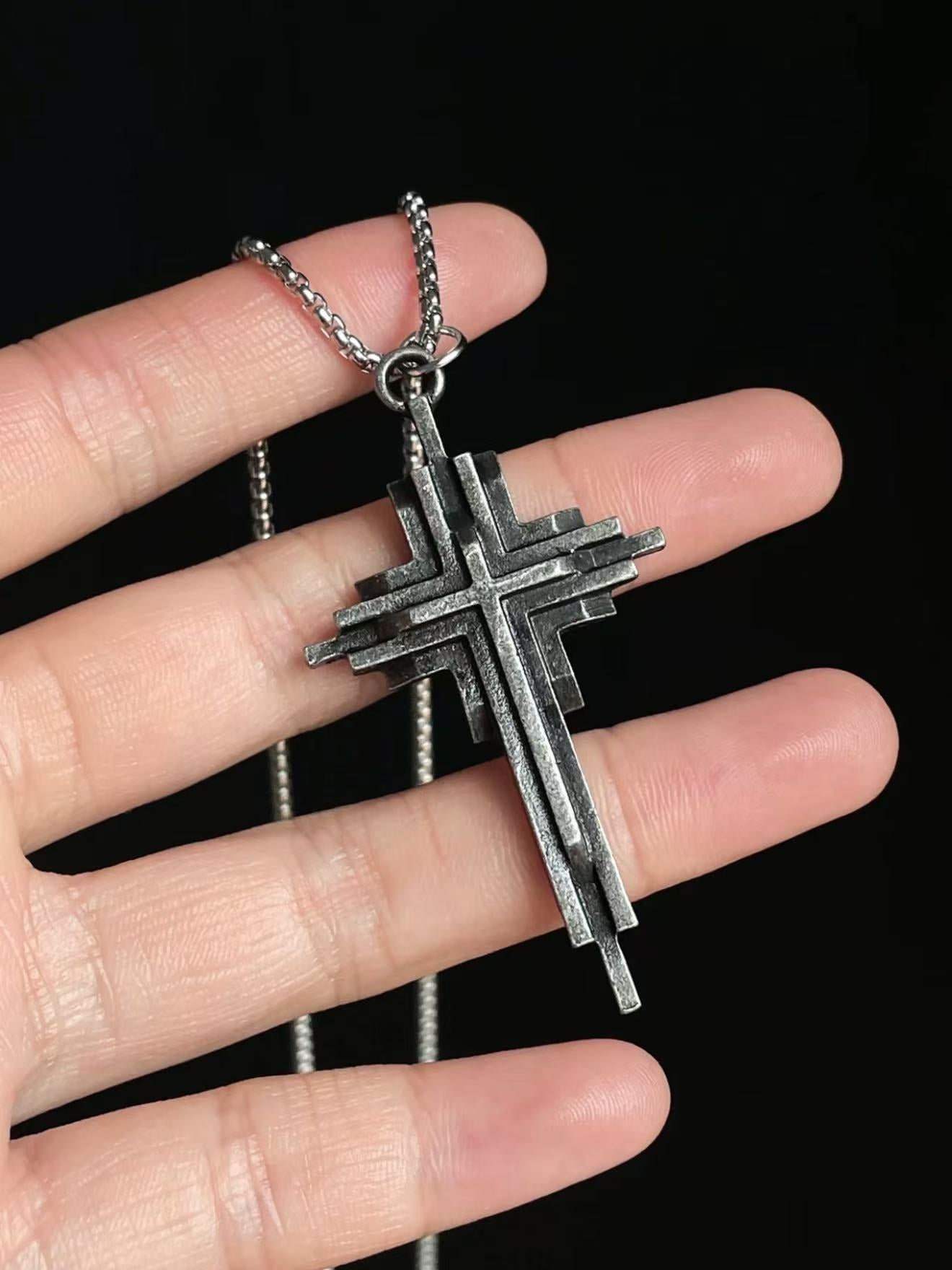 Layered Faith Cross