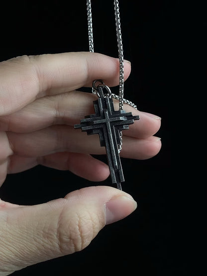 Layered Faith Cross