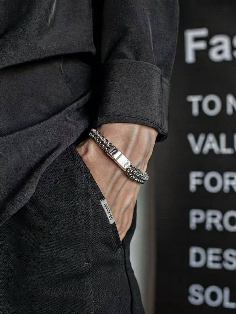 Double Layer Chain Bracelet