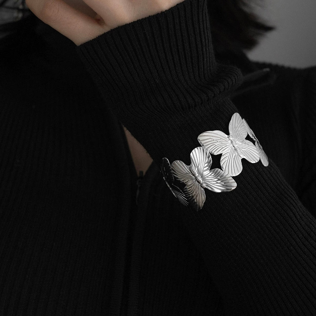 Butterfly Garden Cuff Bracelet